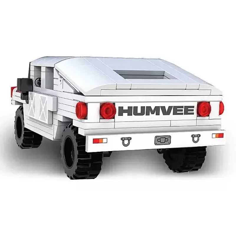 Jamara CaDA Humvee 402853 set di mattoncini, 1:24, bianco