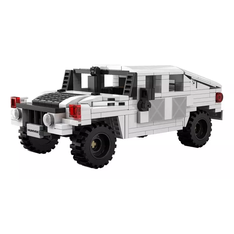 Jamara CaDA Humvee 402853 set di mattoncini, 1:24, bianco