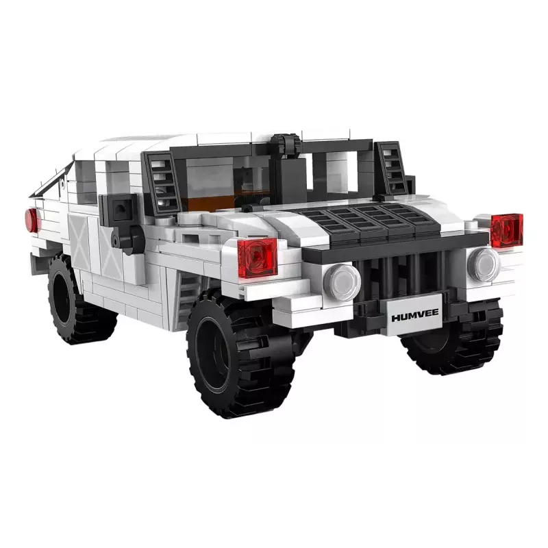 Jamara CaDA Humvee 402853 set di mattoncini, 1:24, bianco