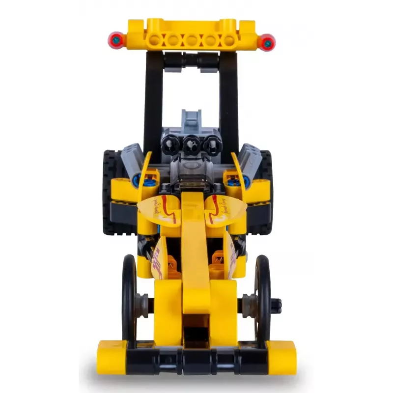 JAMARA CaDA Drag Racing 1:24 set di mattoncini da costruzione, giallo