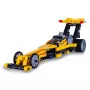 JAMARA CaDA Drag Racing 1:24 set di mattoncini da costruzione, giallo