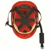 Cuffia di protezione di sicurezza UVEX 9731333 — plastica HDPE, rossa, regolabile 51–65 cm