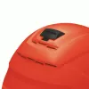 Cuffia di protezione di sicurezza UVEX 9731333 — plastica HDPE, rossa, regolabile 51–65 cm