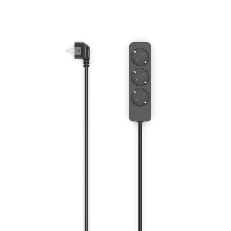 Hama 00223012 prolunga elettrica 1,4 m 3 uscite AC per interni nero