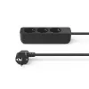 Hama 00223012 prolunga elettrica 1,4 m 3 uscite AC per interni nero