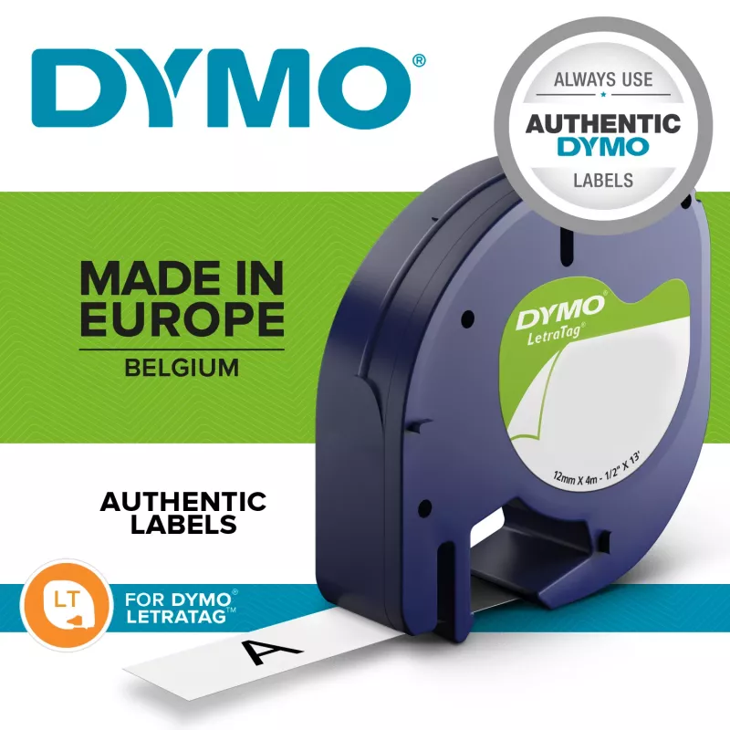 DYMO LetraTag ® 100T - etichettatrice QWZ, QWERTZ, termico diretto / termotrasferimento, grigio