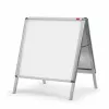 Nobo Essence A2 A-Frame cartello da pavimento, argento, alluminio, 485 mm, 850 mm