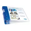 WEDO ERGOGRIP raccoglitore per presentazioni A4 ICE, 56 mm, blu ghiaccio, 58 28003