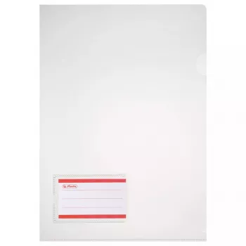 Cartella Herlitz 10913804 polipropilene (PP) trasparente A4