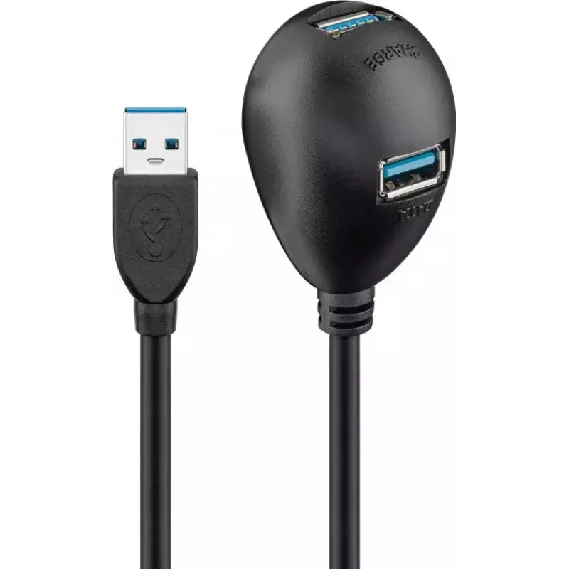 Prolunga USB 3.0 Goobay 95918 nera