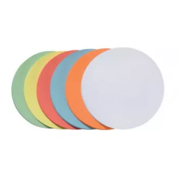 Cartoncini per moderazione rotondi Franken UMZ 14 99, Ø 140 mm, colori assortiti
