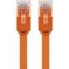 Cavo patch piatto Goobay CAT 6 U/UTP arancione 1,5 m
