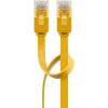 Wentronic cavo patch RJ-45 CAT6 2m, connettore/connettore, U/UTP, giallo (96414)