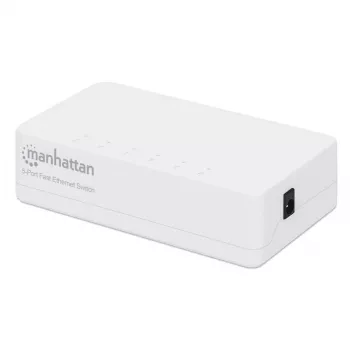 Manhattan switch Fast Ethernet 5 porte, plastica, garanzia tre anni, box