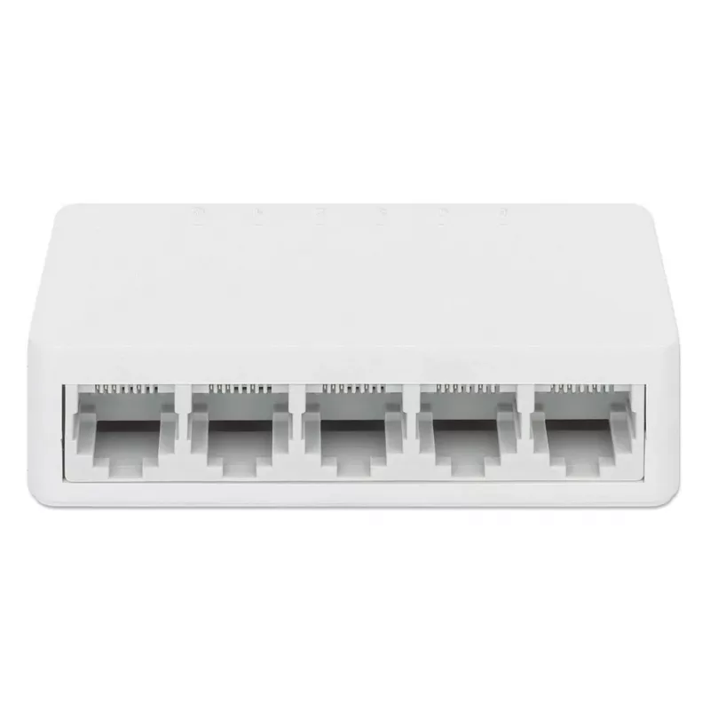 Manhattan switch Fast Ethernet 5 porte, plastica, garanzia tre anni, box