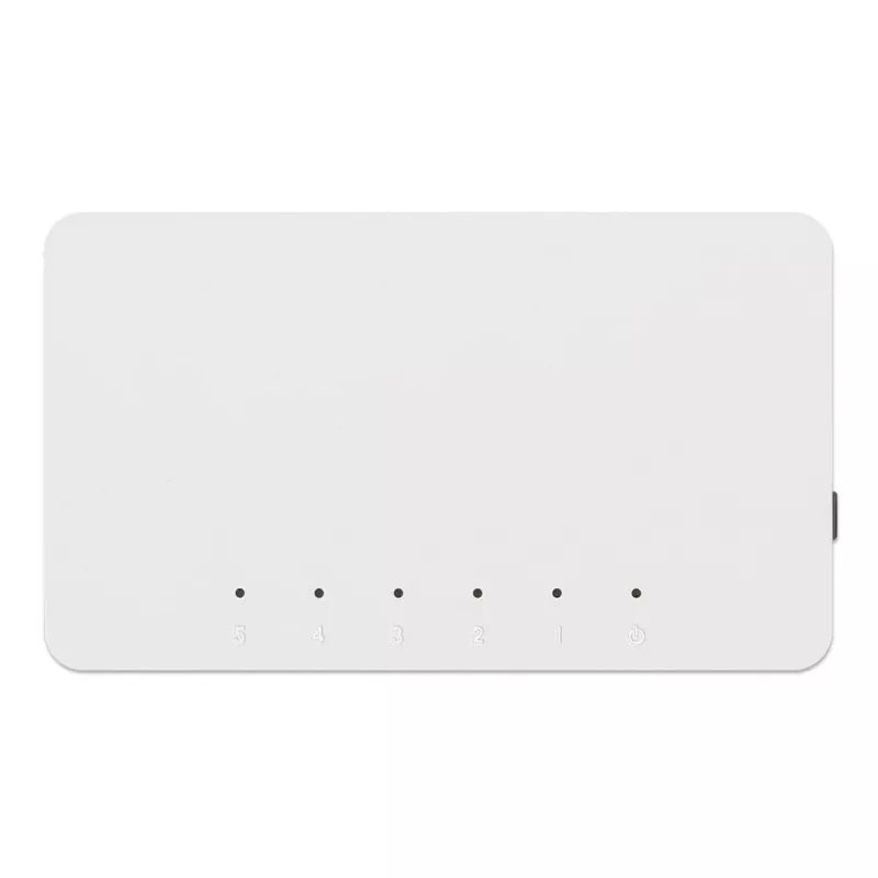 Manhattan switch Fast Ethernet 5 porte, plastica, garanzia tre anni, box