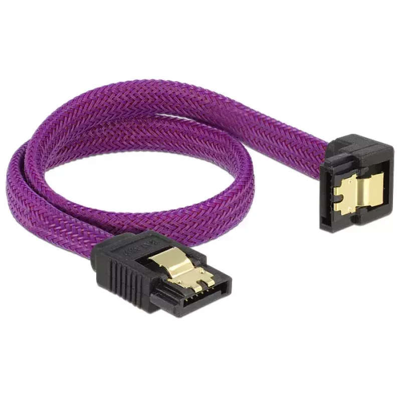 Cavo SATA DeLOCK 83695 0,3 m viola