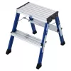 Scala a gradini Krause 130082 alluminio nero blu