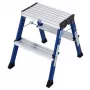 Scala a gradini Krause 130082 alluminio nero blu