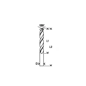 Set punte elicoidali HSS rettificate lunghe Bosch 2608596810 5–10 mm