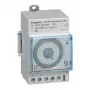 Legrand 412823 interruttore orario analogico per guida DIN, 230 V, 16 A/250 V
