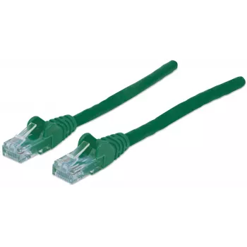 Intellinet cavo patch di rete, Cat6, 20 m, verde, CCA, U/UTP, PVC, RJ45, contatti dorati, senza linguetta, stampato, garanzia a vita