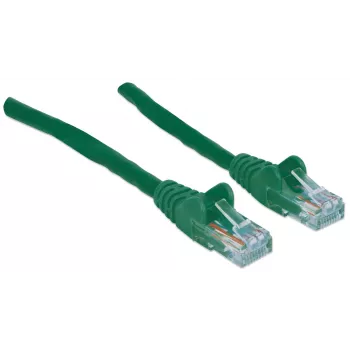 Intellinet cavo patch di rete, Cat6, 20 m, verde, CCA, U/UTP, PVC, RJ45, contatti dorati, senza linguetta, stampato, garanzia a vita