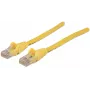 Intellinet cavo patch di rete, Cat6, 20 m, giallo, CCA, U/UTP, PVC, RJ45, contatti dorati, guaina antitorsione, protezione antitorsione stampata, garanzia a vita