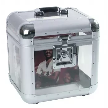 Hardcase Roadinger 30110038 acrilico alluminio per dischi