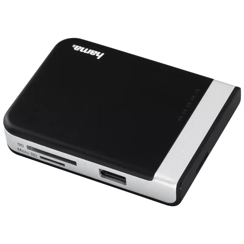 Lettore di schede Hama 00054546 USB 3.2 Gen 1 (3.1 Gen 1) Type-A/Type-C nero, argento