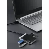 Lettore di schede Hama 00054546 USB 3.2 Gen 1 (3.1 Gen 1) Type-A/Type-C nero, argento
