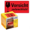 Etichette adesive Avery 7211 rettangolo arrotondato rosso
