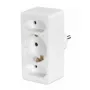 Hama 00108844 adattatore da viaggio tipo F universale bianco