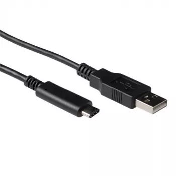 Cavo di collegamento USB 2.0 connettore maschio C - connettore maschio A 1,00 m ACT SB0014