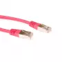 Cavo patch ACT rosso 7 metri LSZH SFTP CAT6 con connettori RJ45