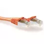 ACT arancione 10,00 metri cavo patch SFTP CAT6A, con protezione linguetta, con connettori RJ45