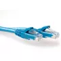 ACT blu 0,25 metri cavo patch U/UTP CAT6A, con protezione linguetta con connettori RJ45