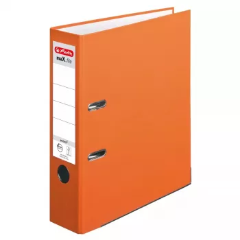 Raccoglitore ad anelli Herlitz maX.file A4 arancione