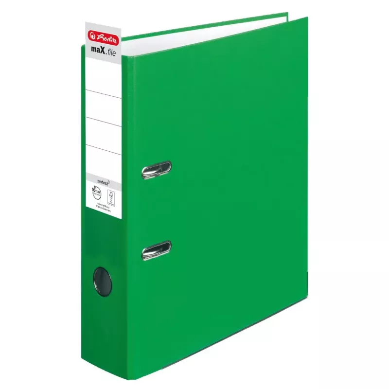 Raccoglitore ad anelli A4 Herlitz maX.file verde