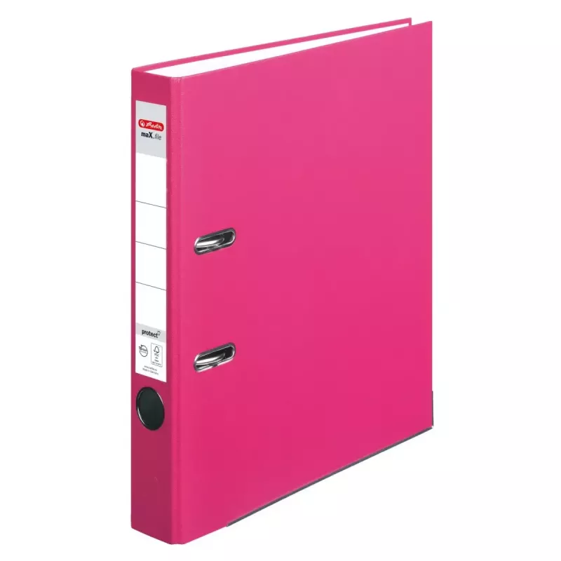 Raccoglitore ad anelli A4 Herlitz maX.file rosa