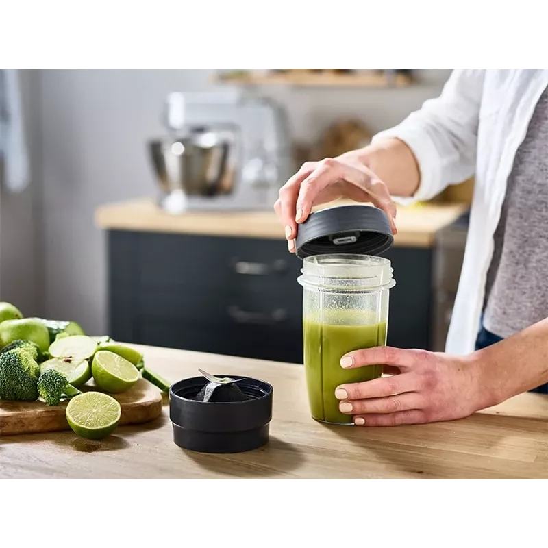 Kenwood KAH740PL Smoothie 2GO accessorio frullatore, 2 x 0,6 L, grigio
