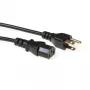 Cavo di alimentazione ACT Powercord connettore maschio USA – C13 nero 2,5 m