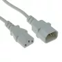 Cavo di alimentazione ACT Powercord C13 - C14 bianco 1,2 m