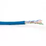 Cavo patch ACT CAT6 U/UTP trefolo blu 100 m