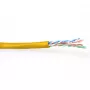 Cavo patch ACT CAT6 U/UTP trefolo giallo 100 m