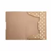 Raccoglitore ad anelli tradizionale Herlitz Pure Glam cartone oro A4