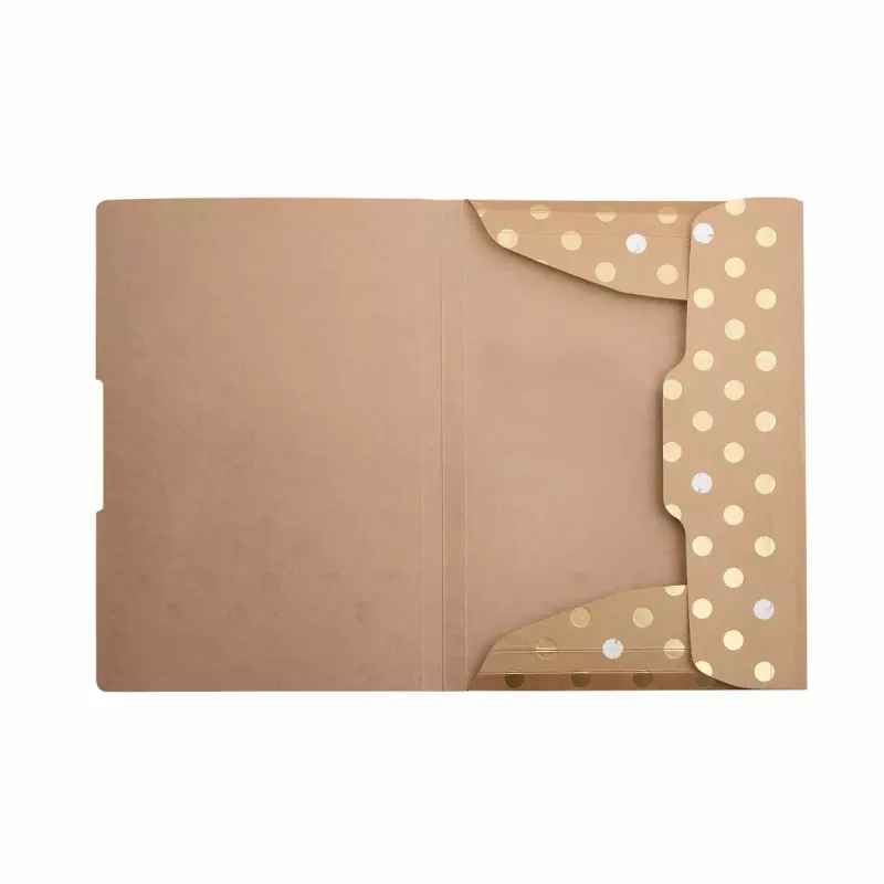 Raccoglitore ad anelli tradizionale Herlitz Pure Glam cartone oro A4