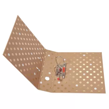 Raccoglitore ad anelli A4 Herlitz Pure Glam oro argento