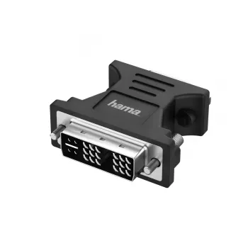Hama 00200340 adattatore cavo DVI-I VGA (D-Sub) nero
