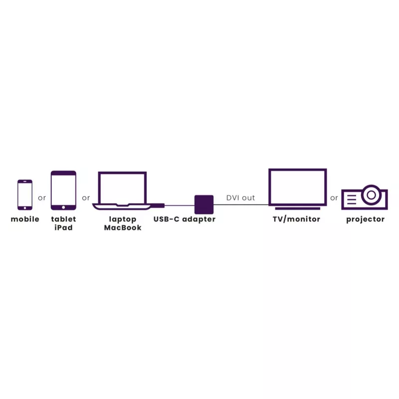 Marmitek Connect USB C to DVI - adattatore da USB-C a DVI
